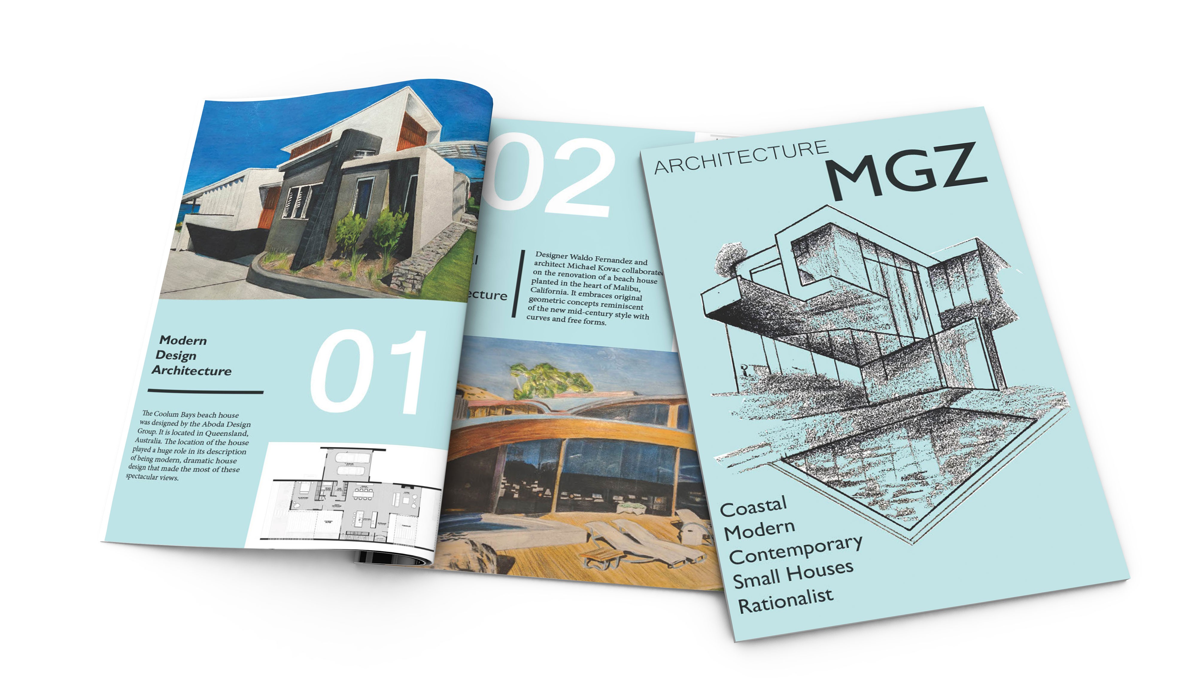 architecture zine blending visual art, composition, and spatial concepts
