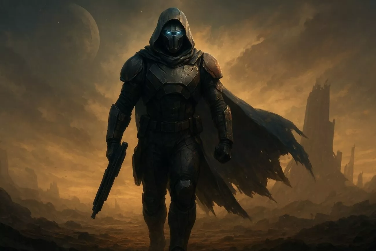 Destiny 2 Guardian standing alone considering whether to play