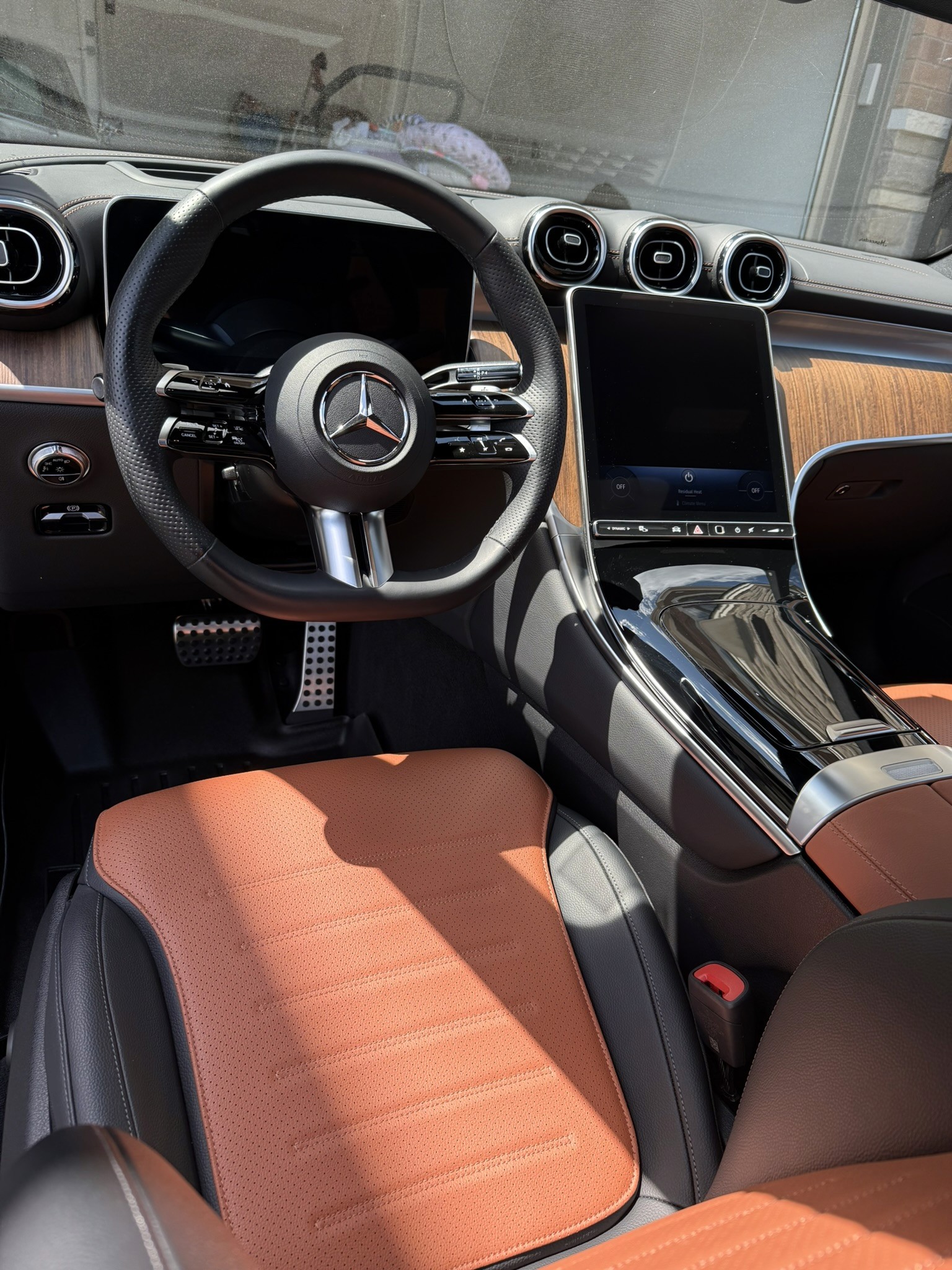 Interior of Mercedes GLC300