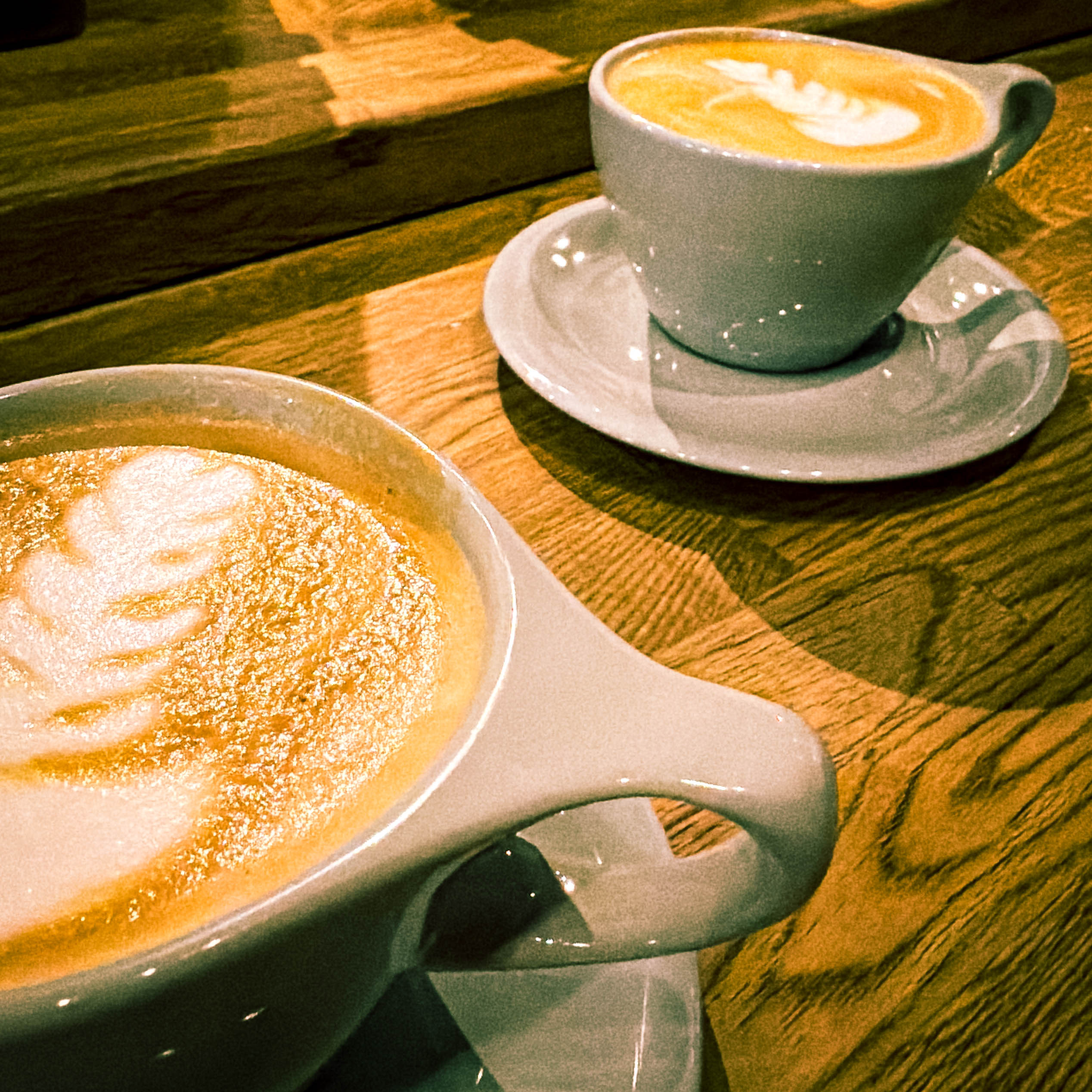 The coffee is technically well done, especially considering the volume the shop does.