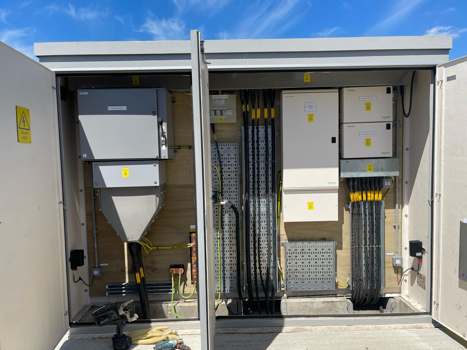 An electrical rail project completed by DPH 