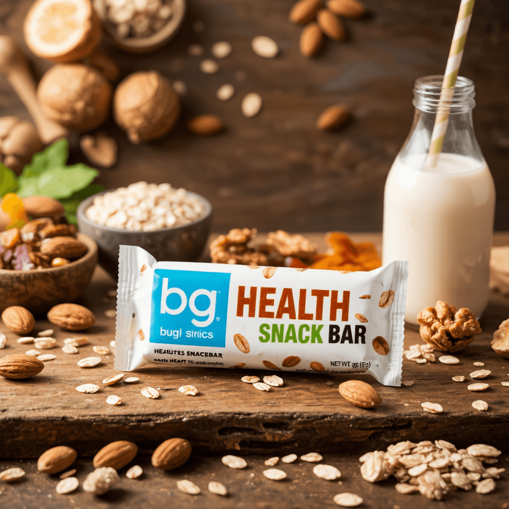 product photography of Health Snack Bar