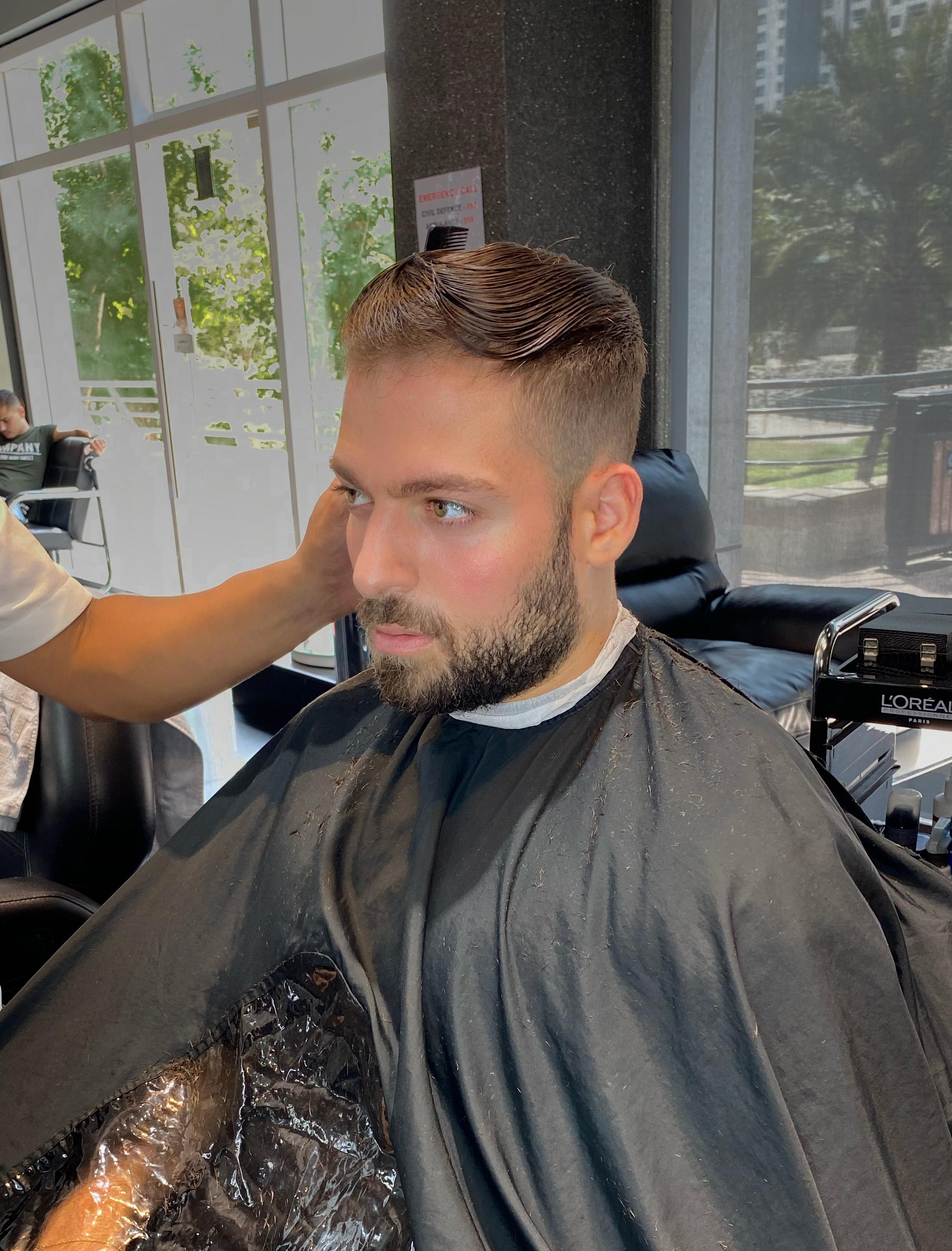 Hair cut by THE GENTLEMEN'S LOUNGE