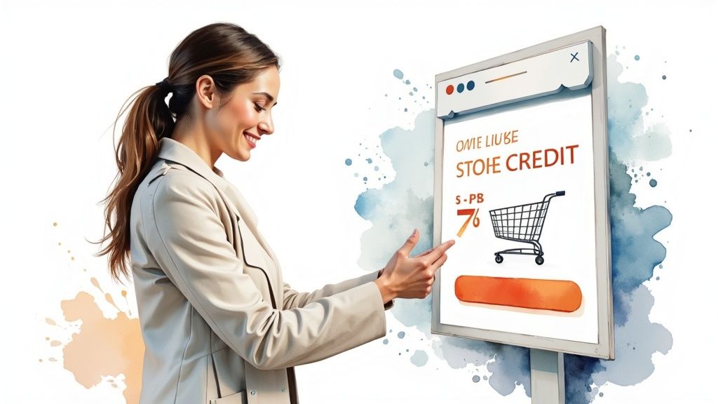 Store credit dashboard on Shopify