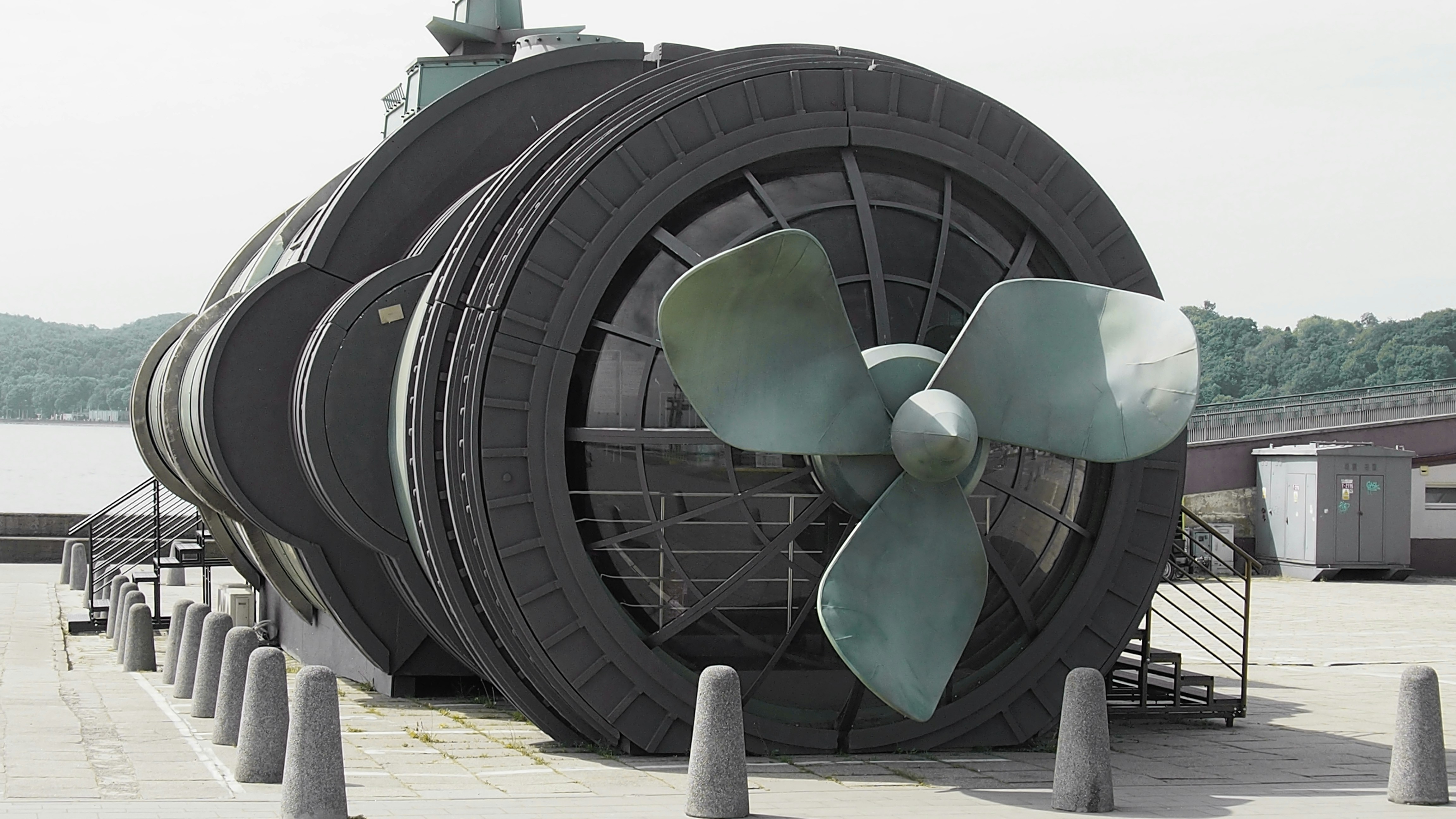 a large metal sculpture