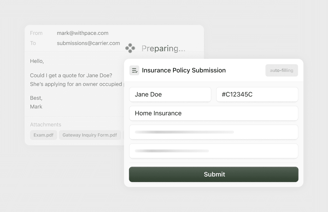 Policy servicing use cases