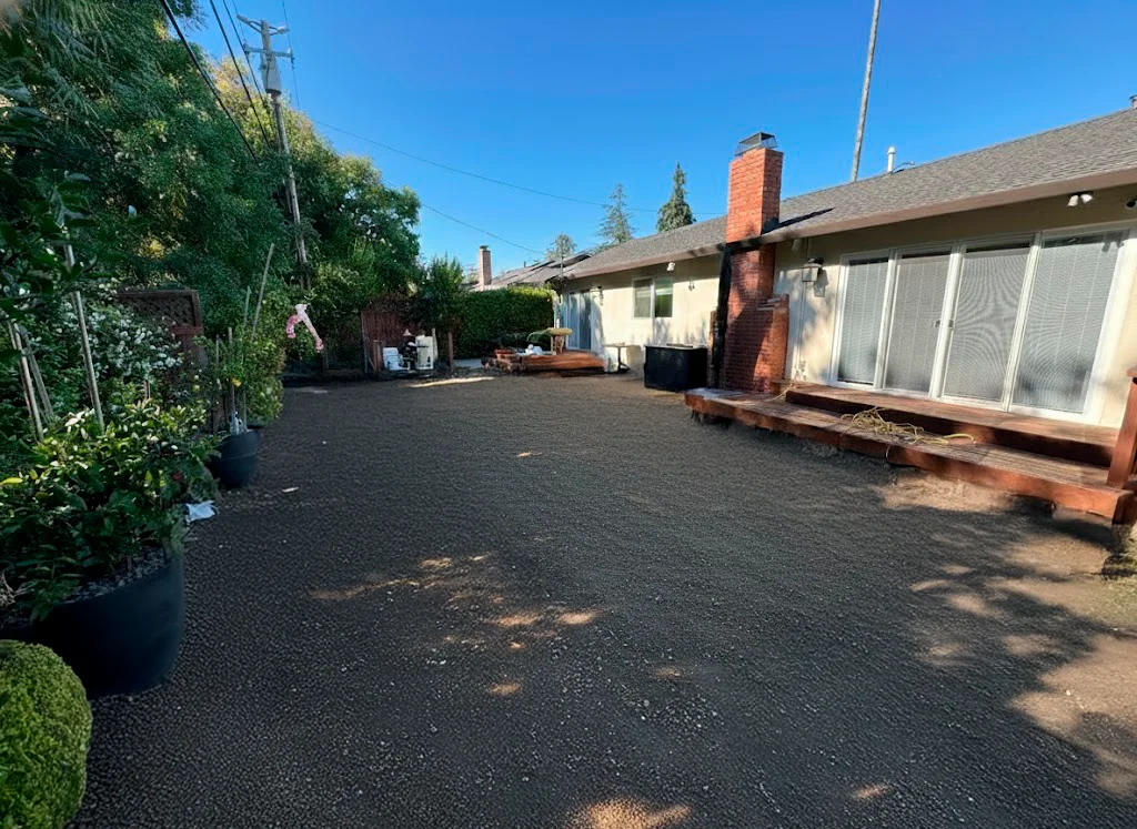 After landscaping