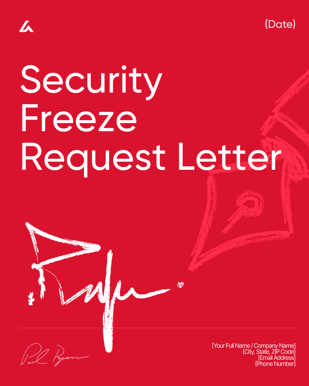 Security Freeze Request Letter