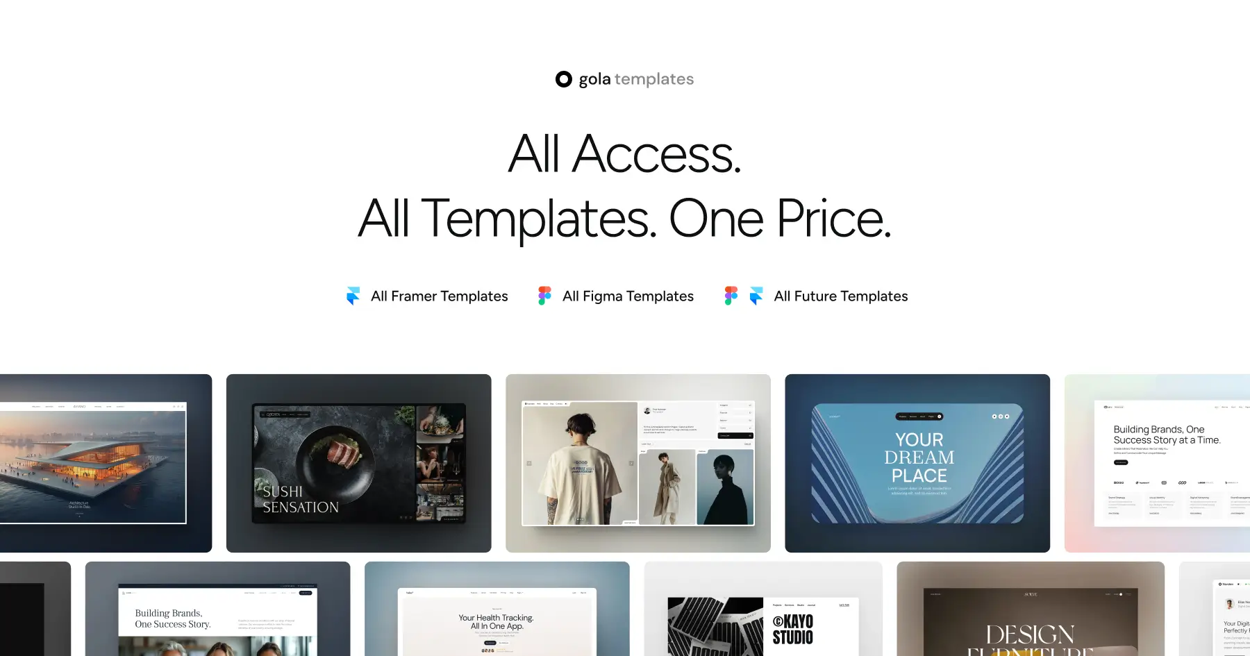 10 Best Framer Templates for Stunning Websites in 2026 - Gola Templates