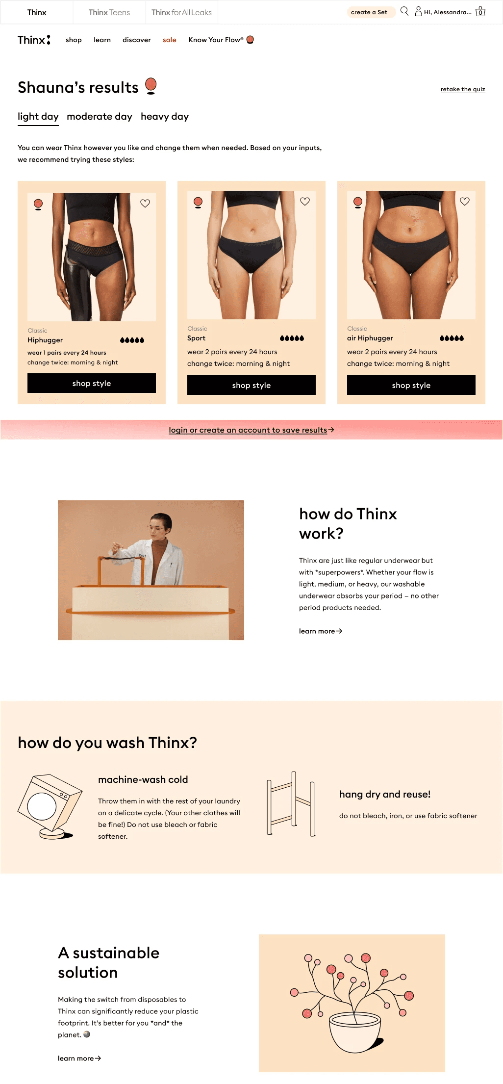 Desktop Know Your Flow Results Screen