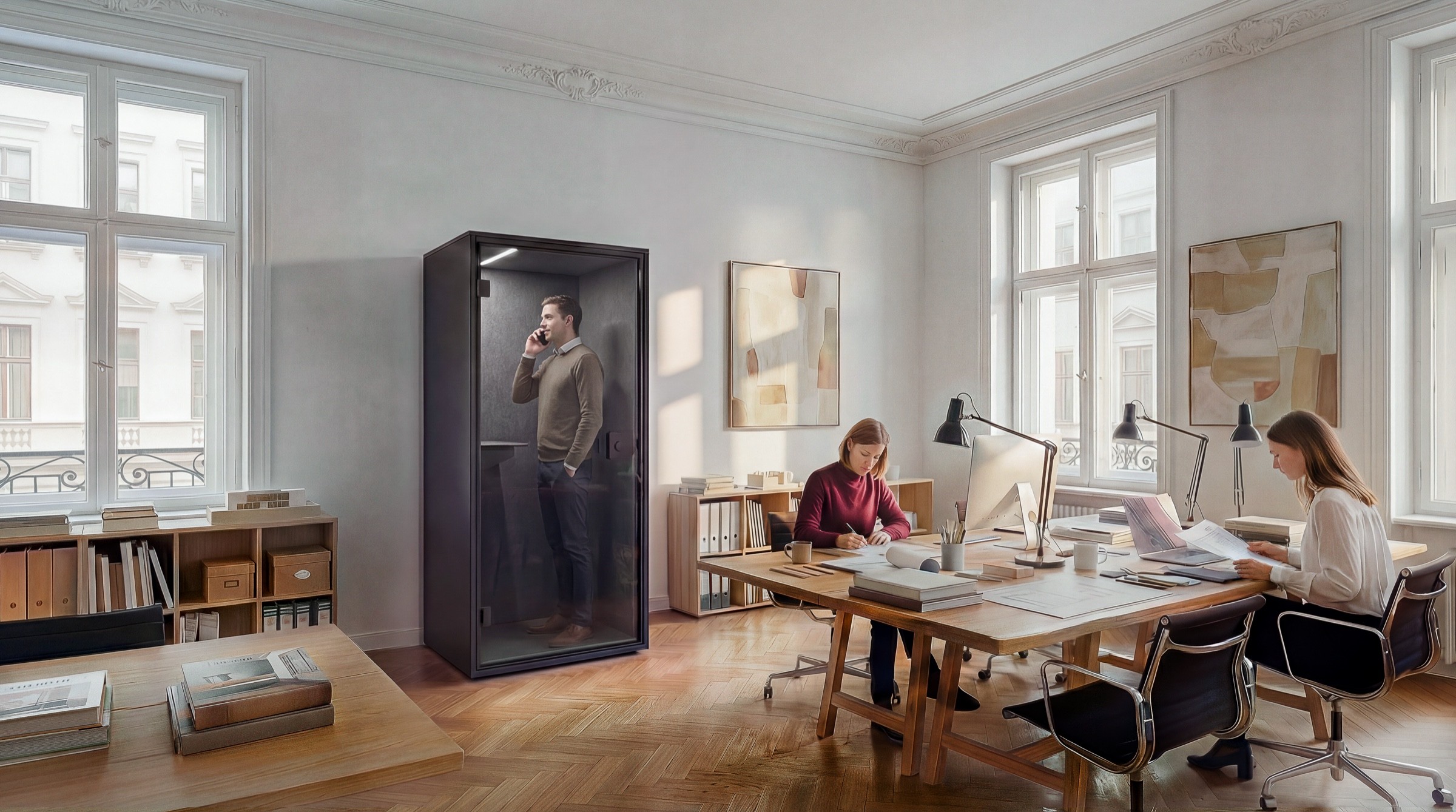 Berlin Acoustics — office scene 1
