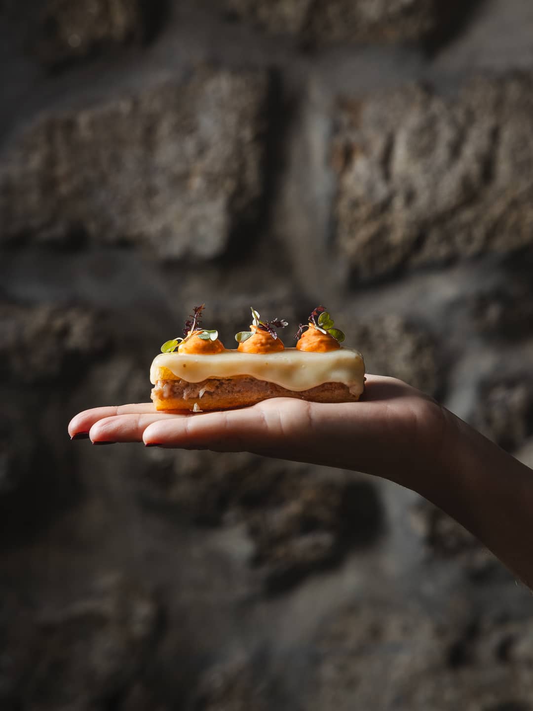 Gema , Ervilha, Batata & Parmesão