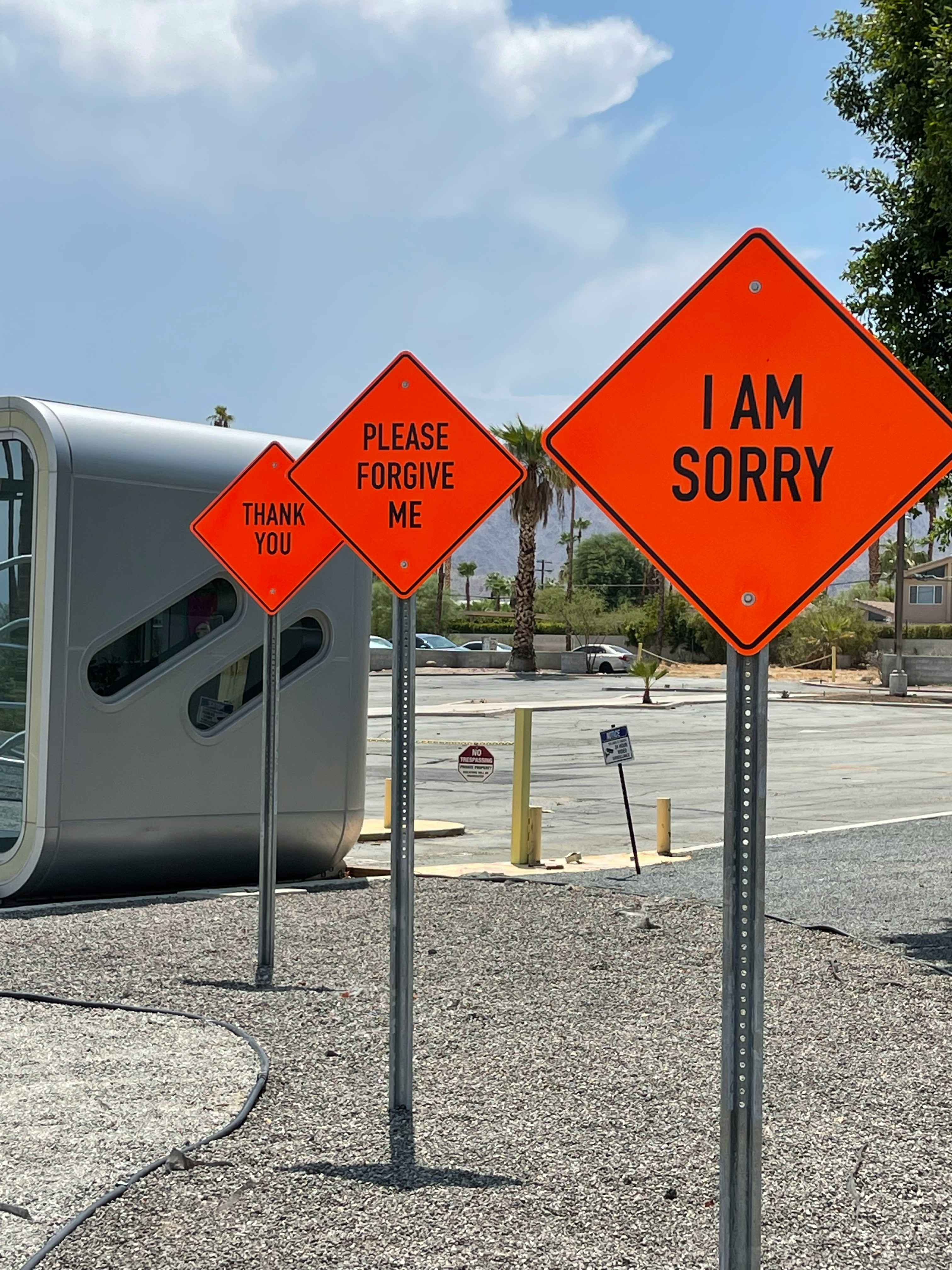 Three signposts