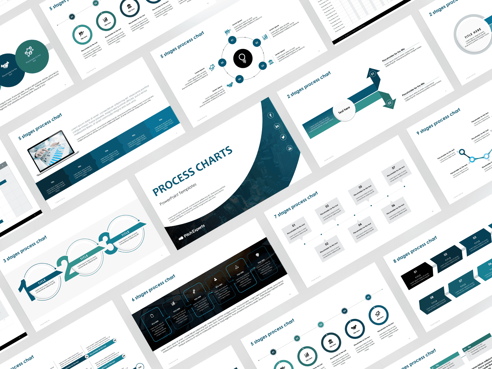 PowerPoint Vorlagen: Prozessdiagramm mockup