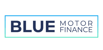 Blue Motor Finance company logo.
