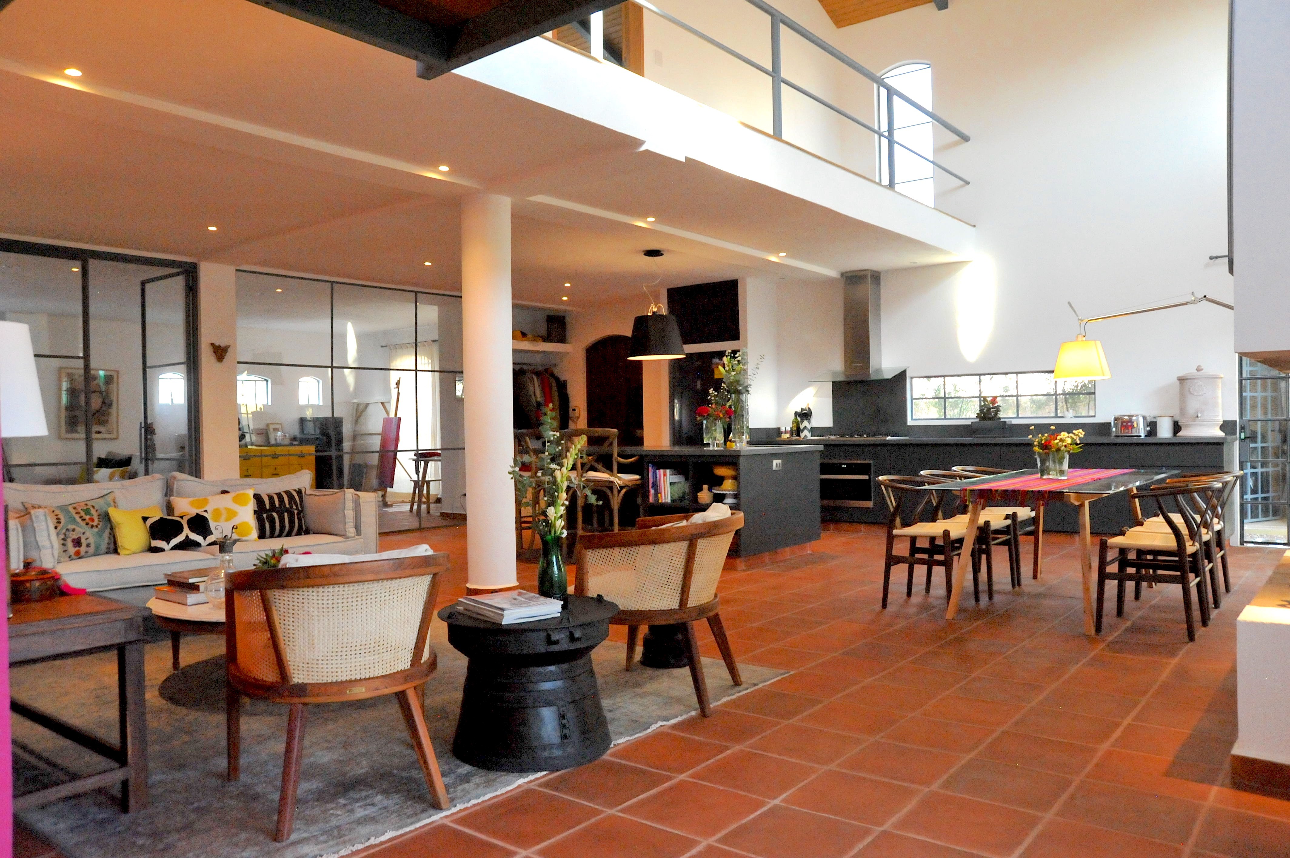 Futuristic plastic chair