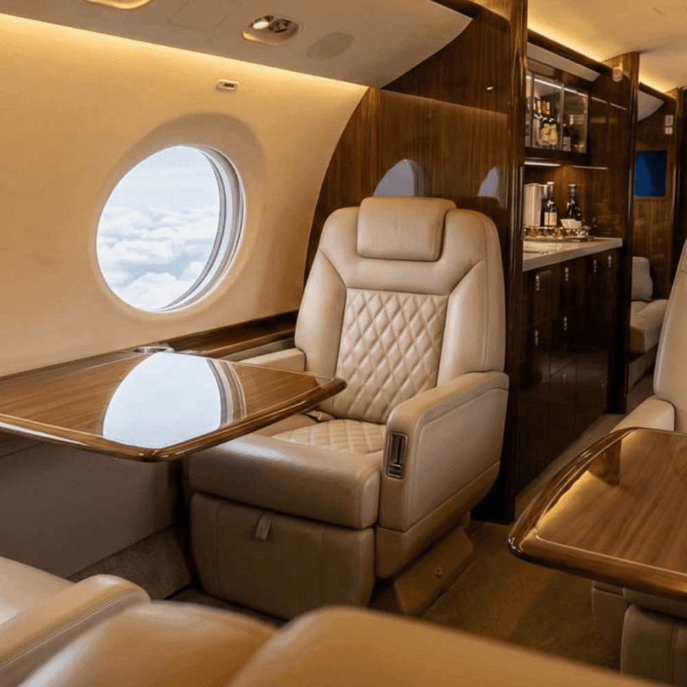 Private Jet Interior