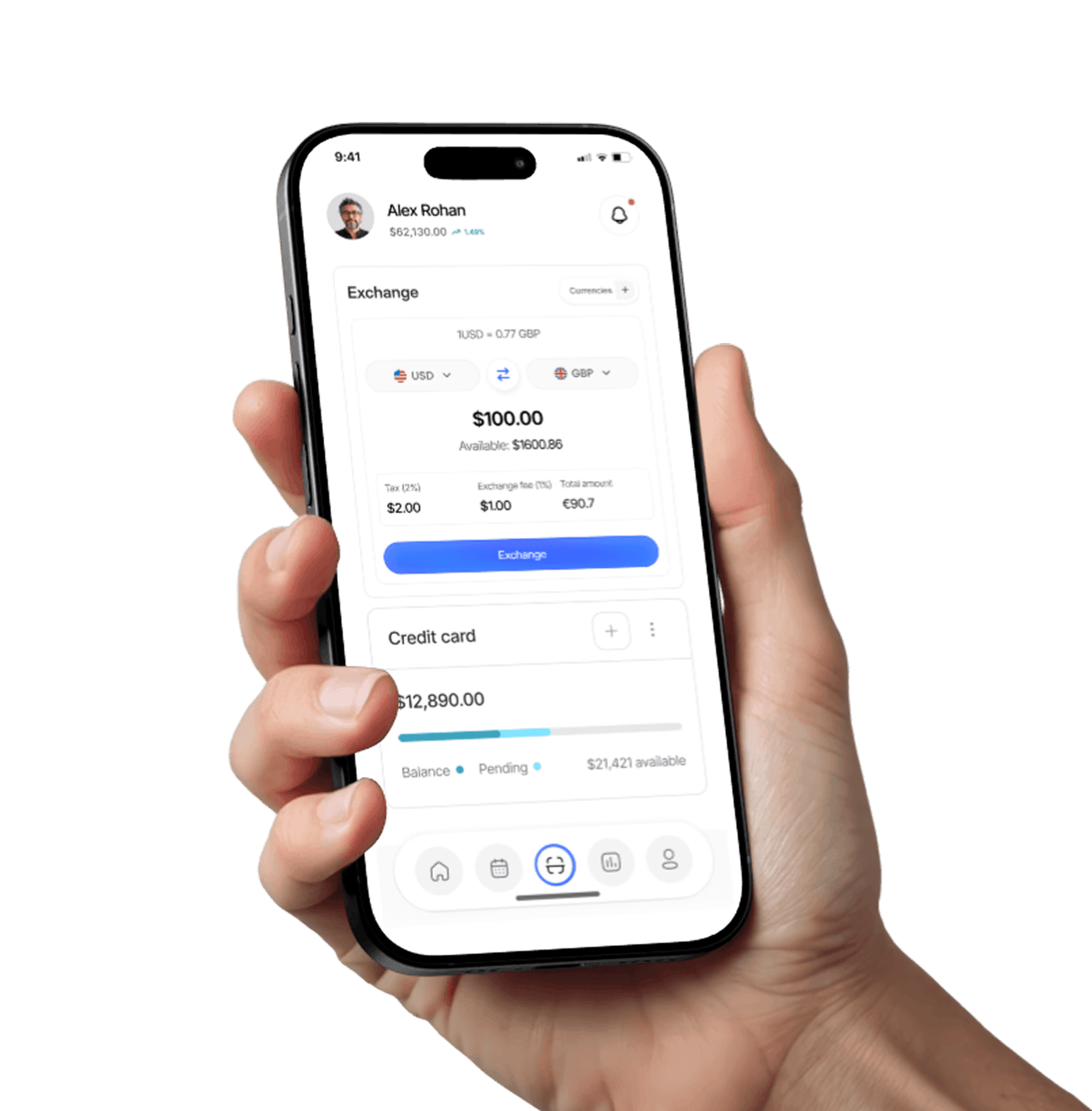 Hand Image with Mobile