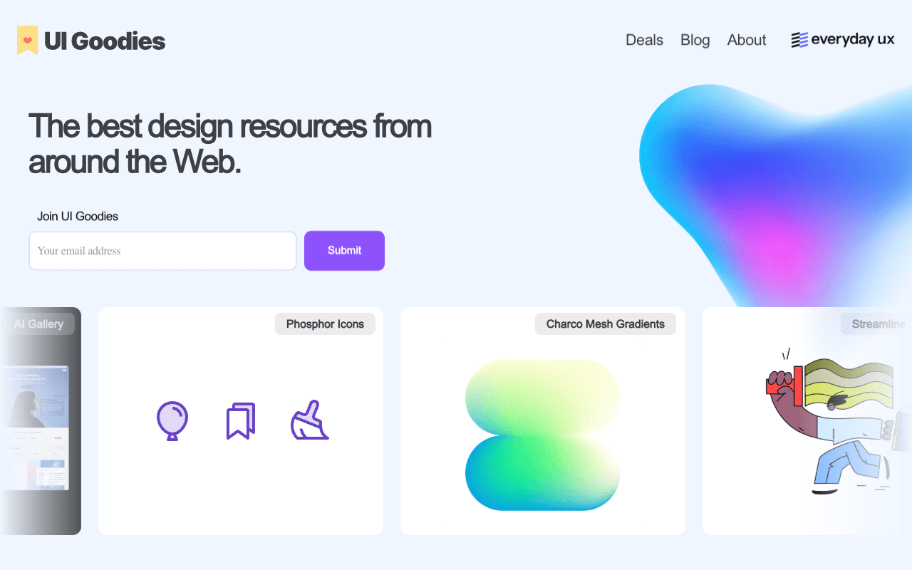 UI Goodies екранна снимка