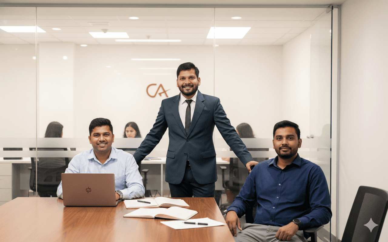 Diksha, a Tax advisor sitting in her office
