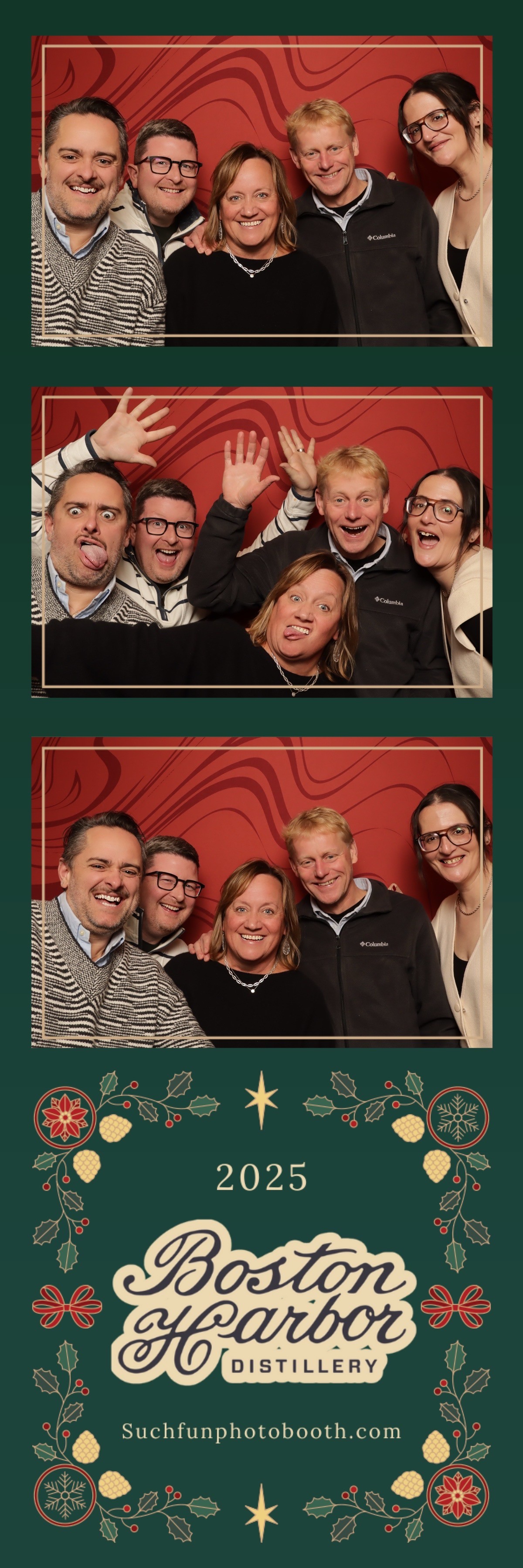 Holiday photo strip created by Such Fun Photo Booth