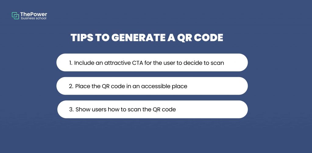 Tips to generate a QR code