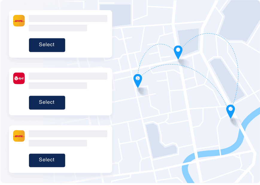 service point auswahl retouren e commerce at