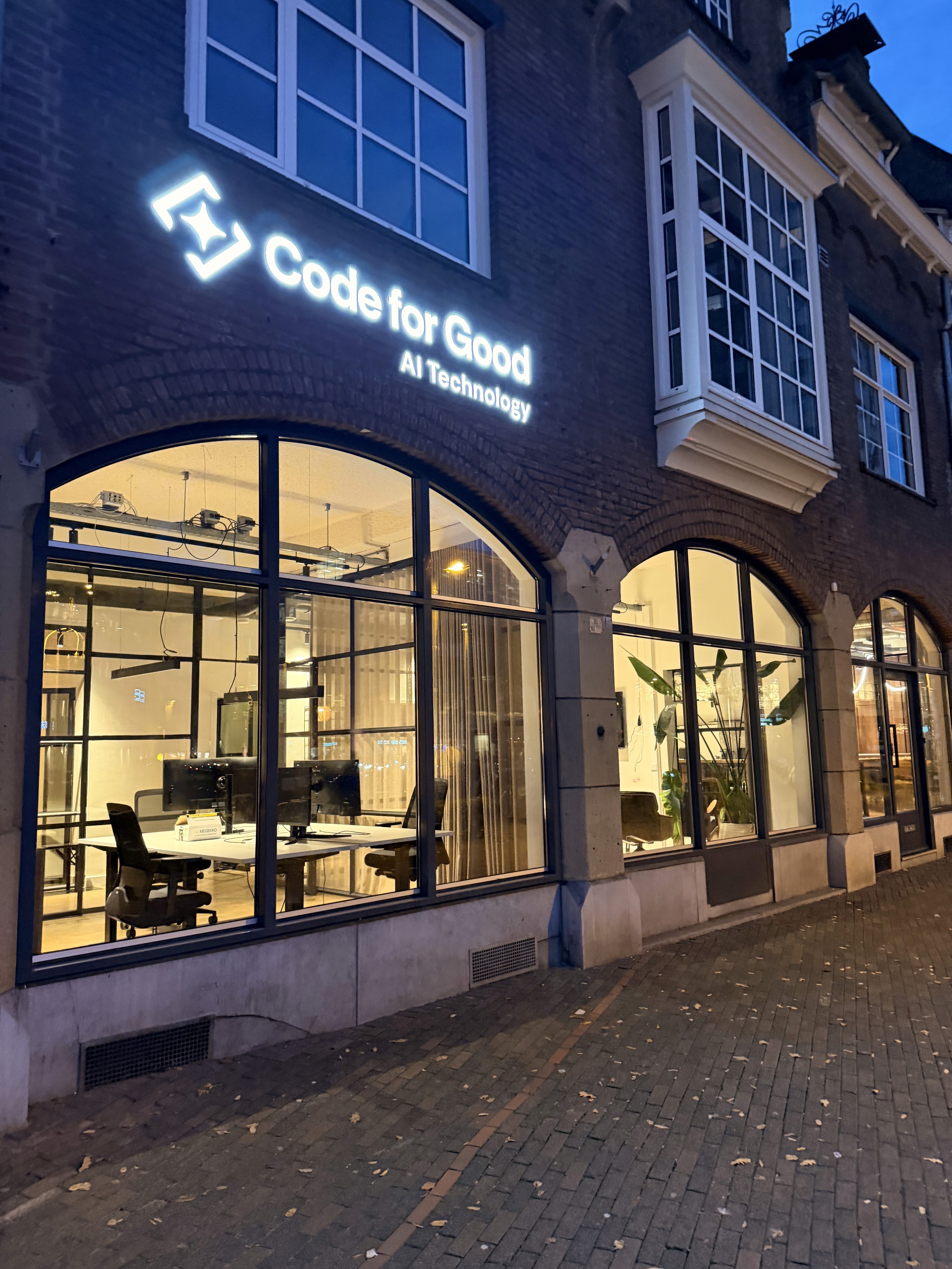 Code for Good - Wall sign dark