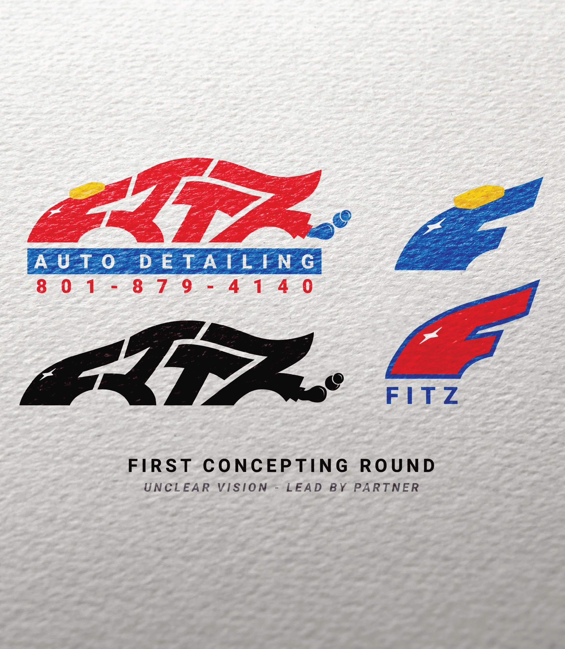 Fitz Auto Detailing Logo Concepts