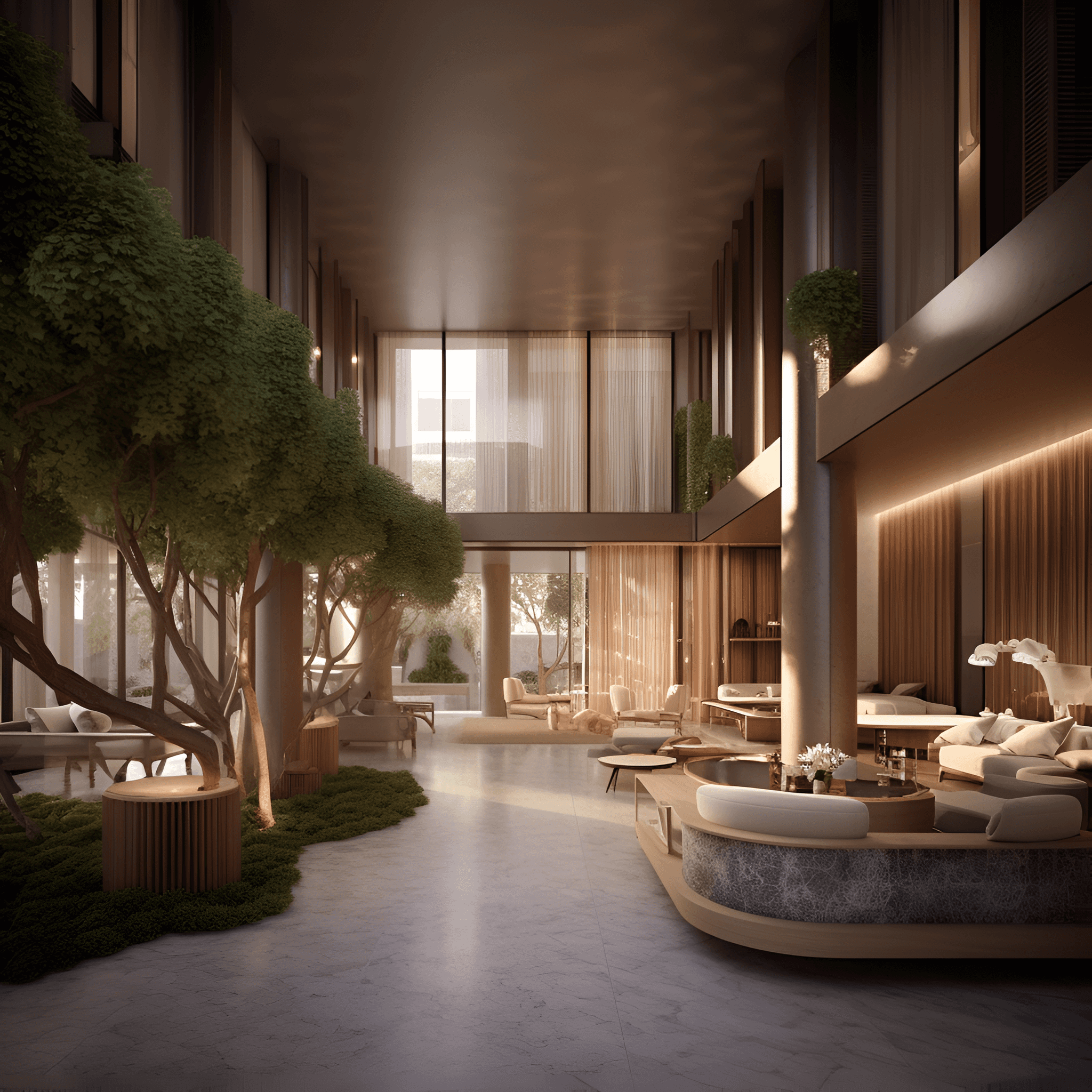 Hotel Spa Lobby Merida.