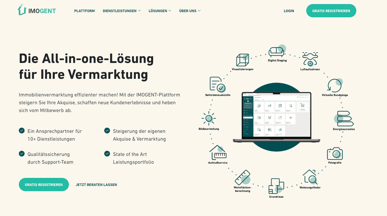 tools für immobilienmakler Imogent