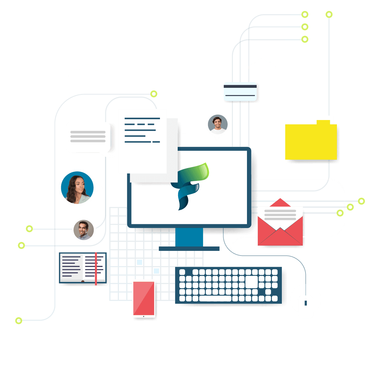 Dati raccolti consultabili sull'app, esportabili su Excel e accessibili in tempo reale tramite API