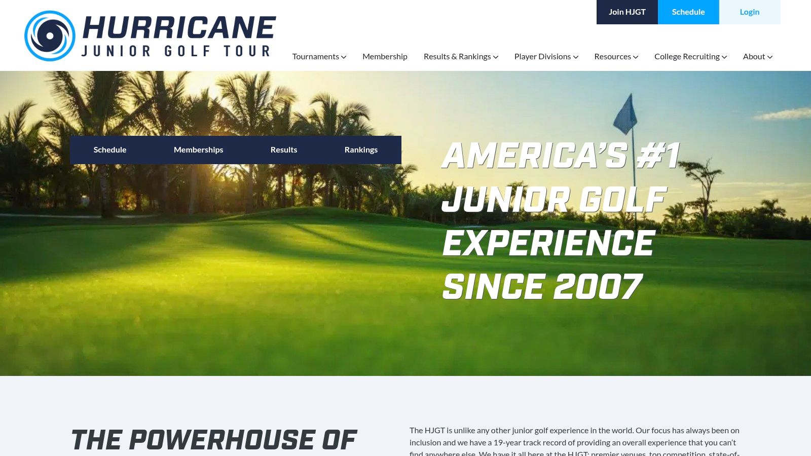 Hurricane Junior Golf Tour (HJGT)