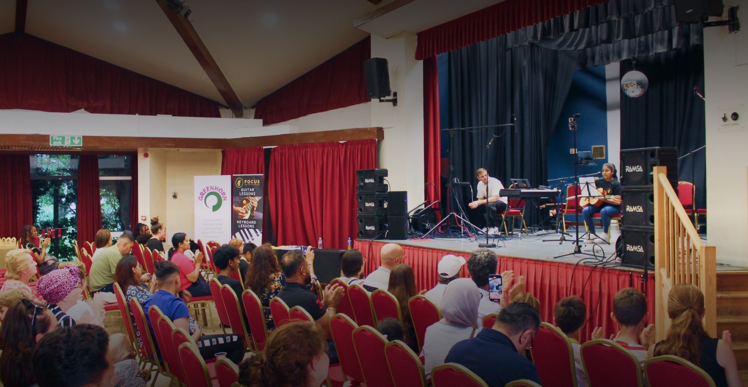 Focus Music School and the students performing at the local Church Hall