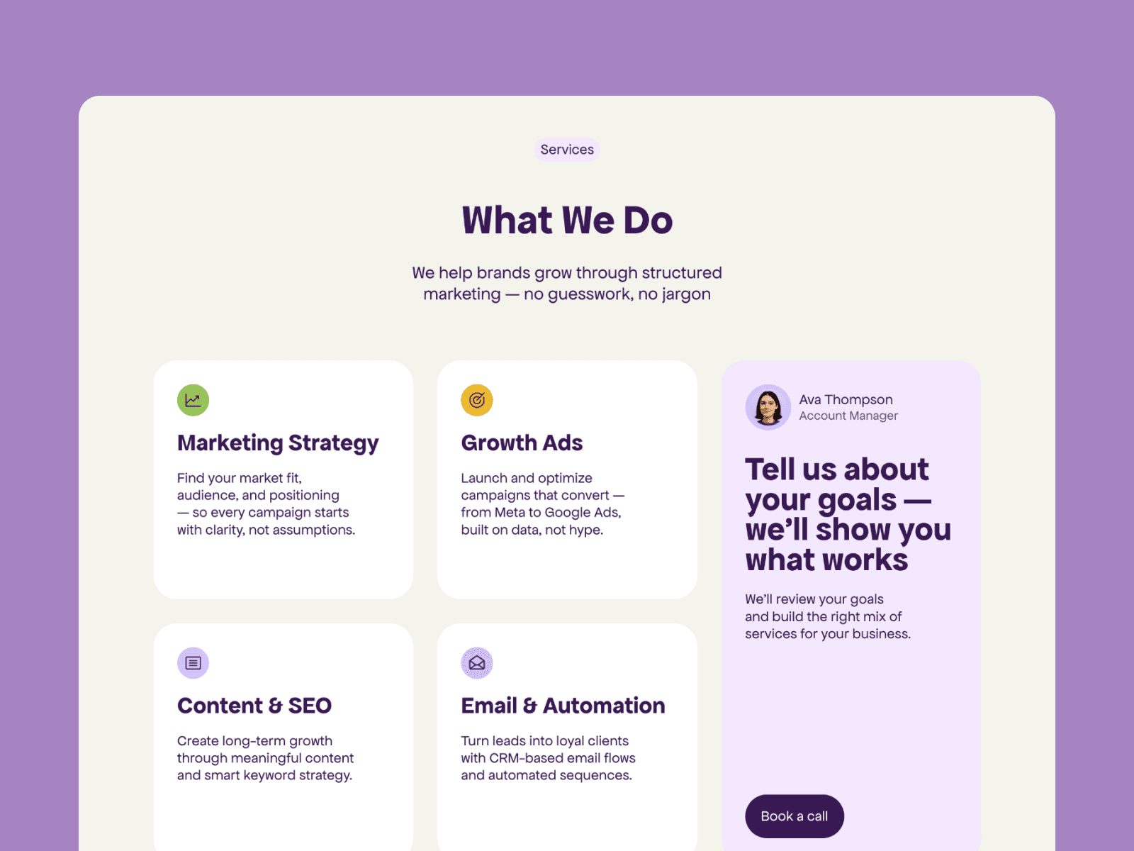 Marketly — Marketing & Agency Framer Template