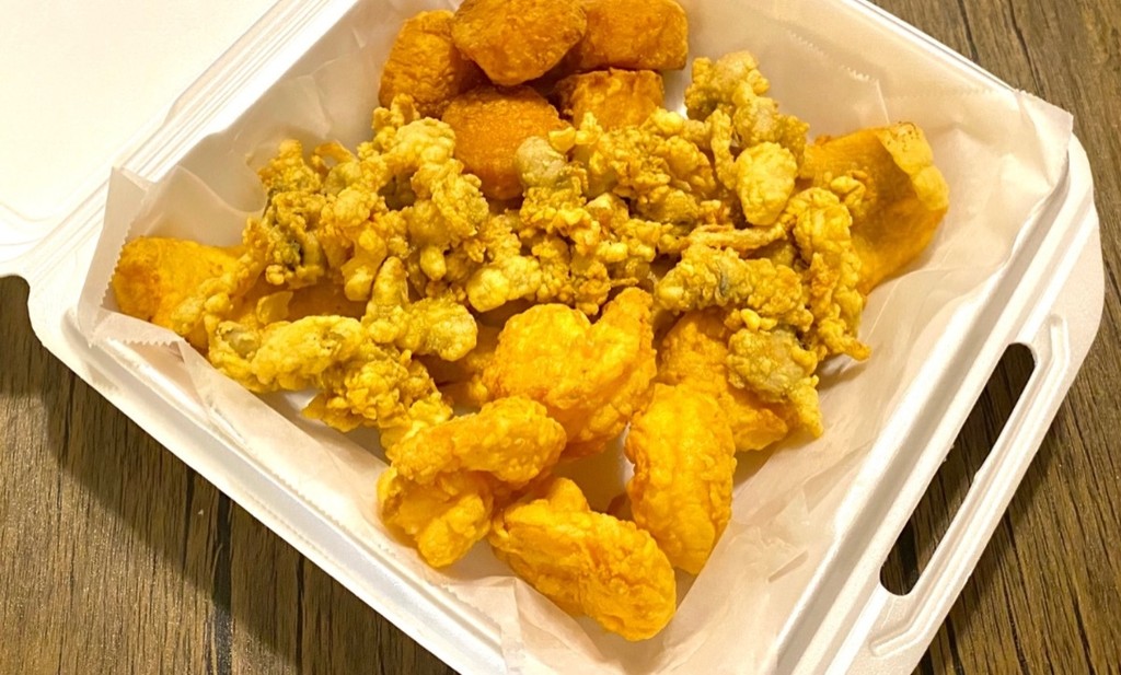 The Captain’s Basket of fried seafood