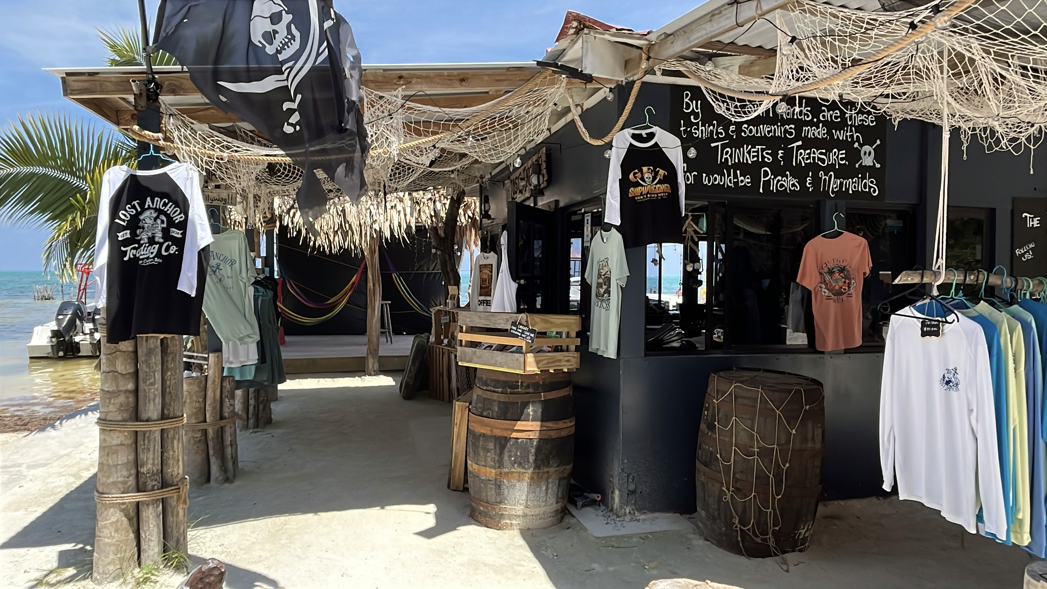 Jay's shop in Belize