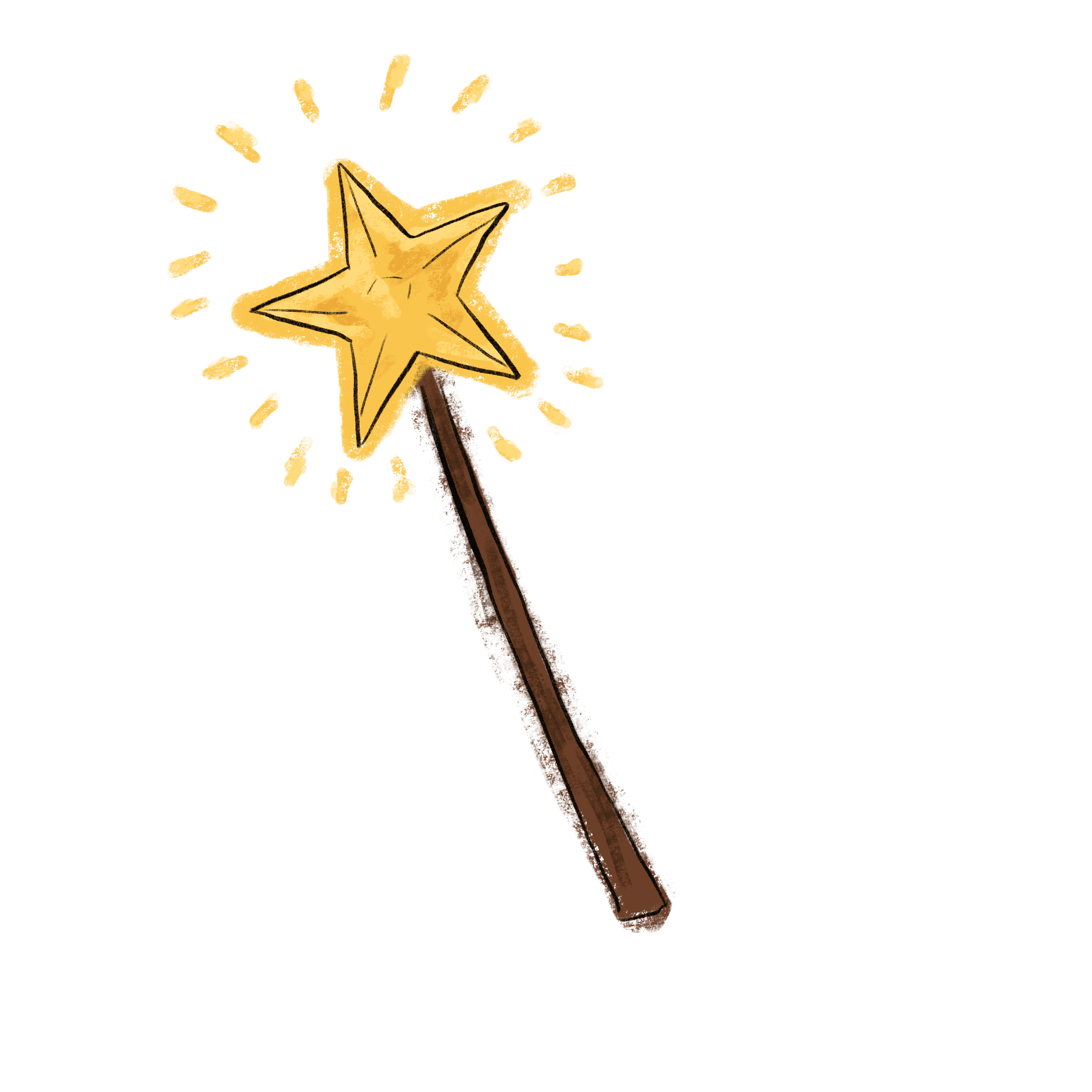 Magical star wand