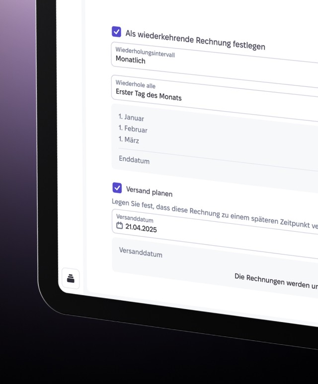 Tatsächlich automatisierte Rechnungen