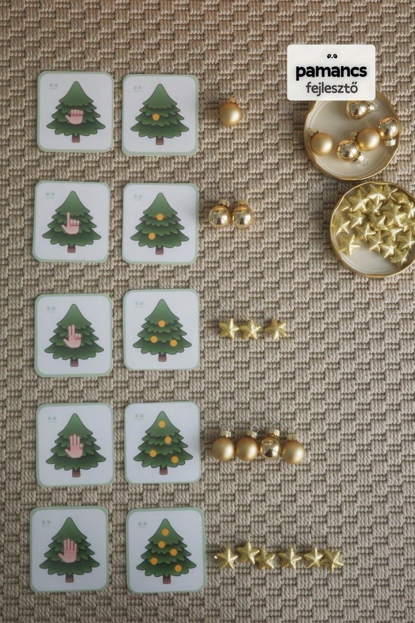 Óvodai matematika, karácsonyi fejlesztő feladat