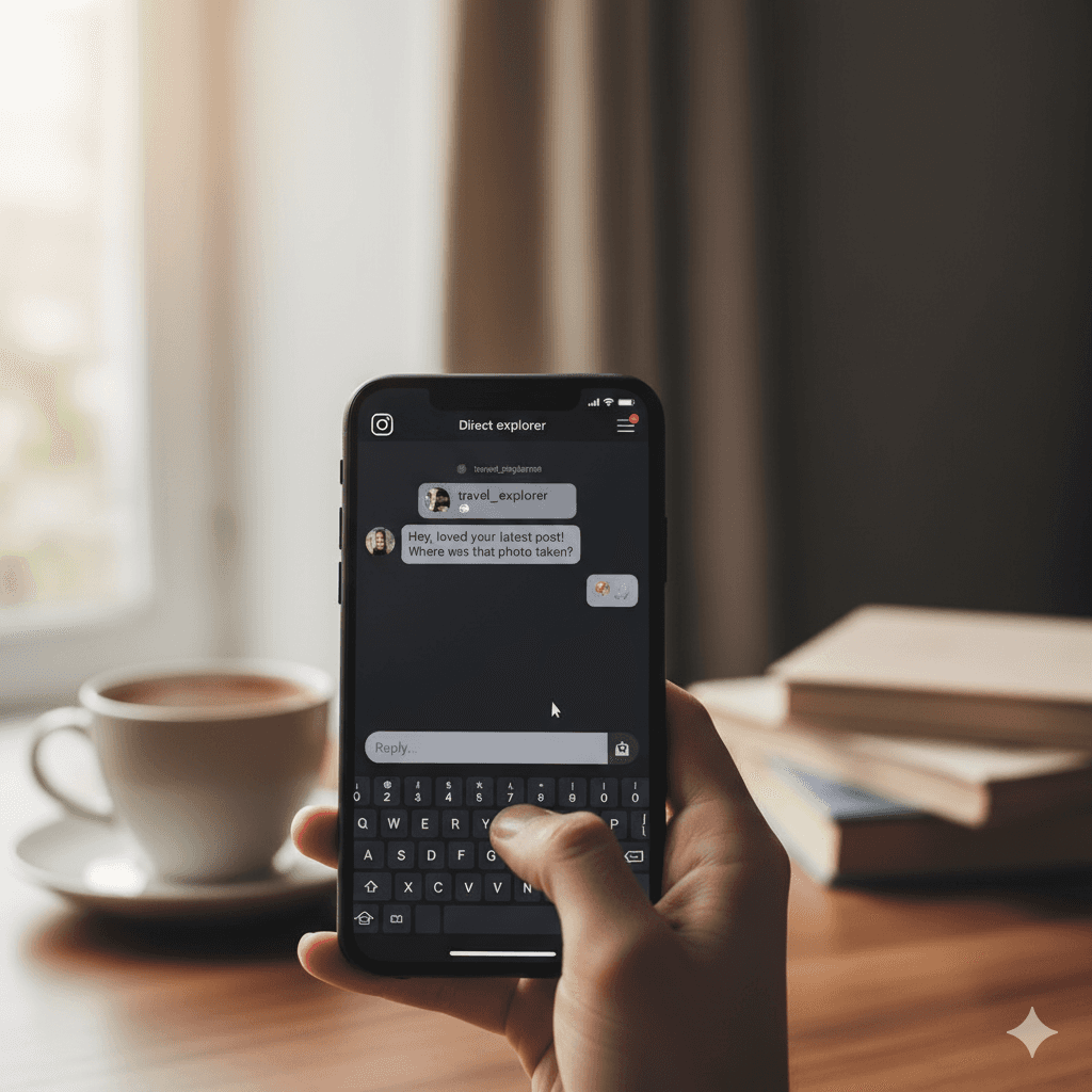 How to reply to a Dm on Instagram
