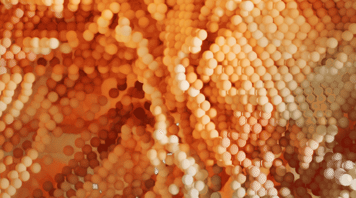 Particles moving through 3D space, embodying the tension and harmony between light and dark, reason and intuition in human existence