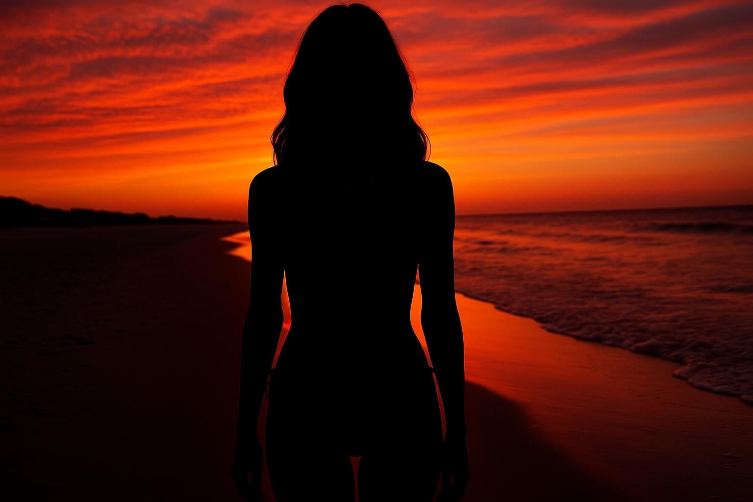 Silhouetten-Foto