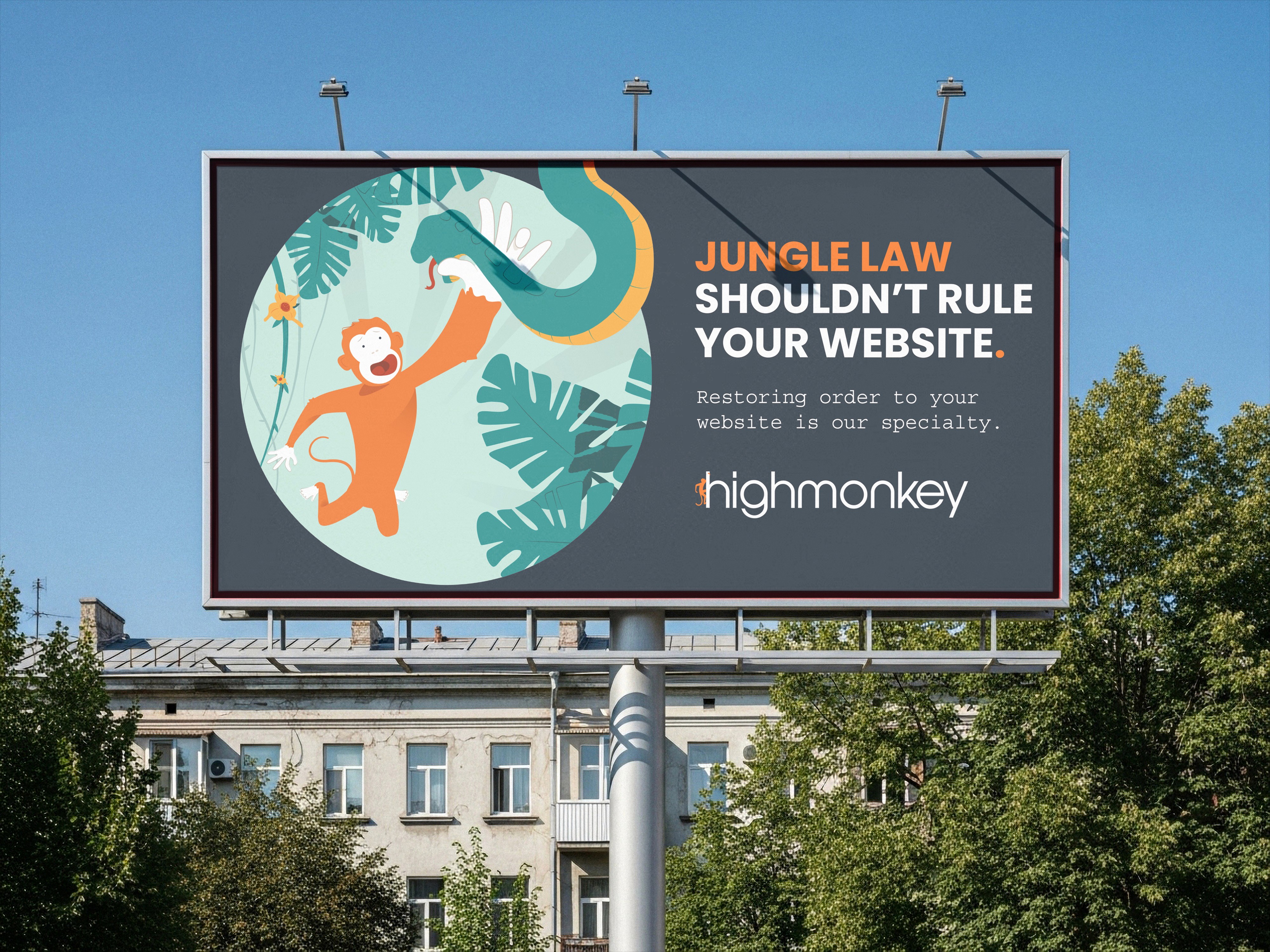 High Monkey billboard