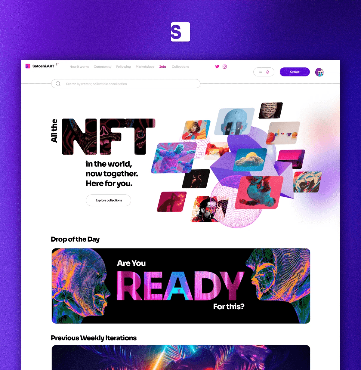 Example work of ui ux design