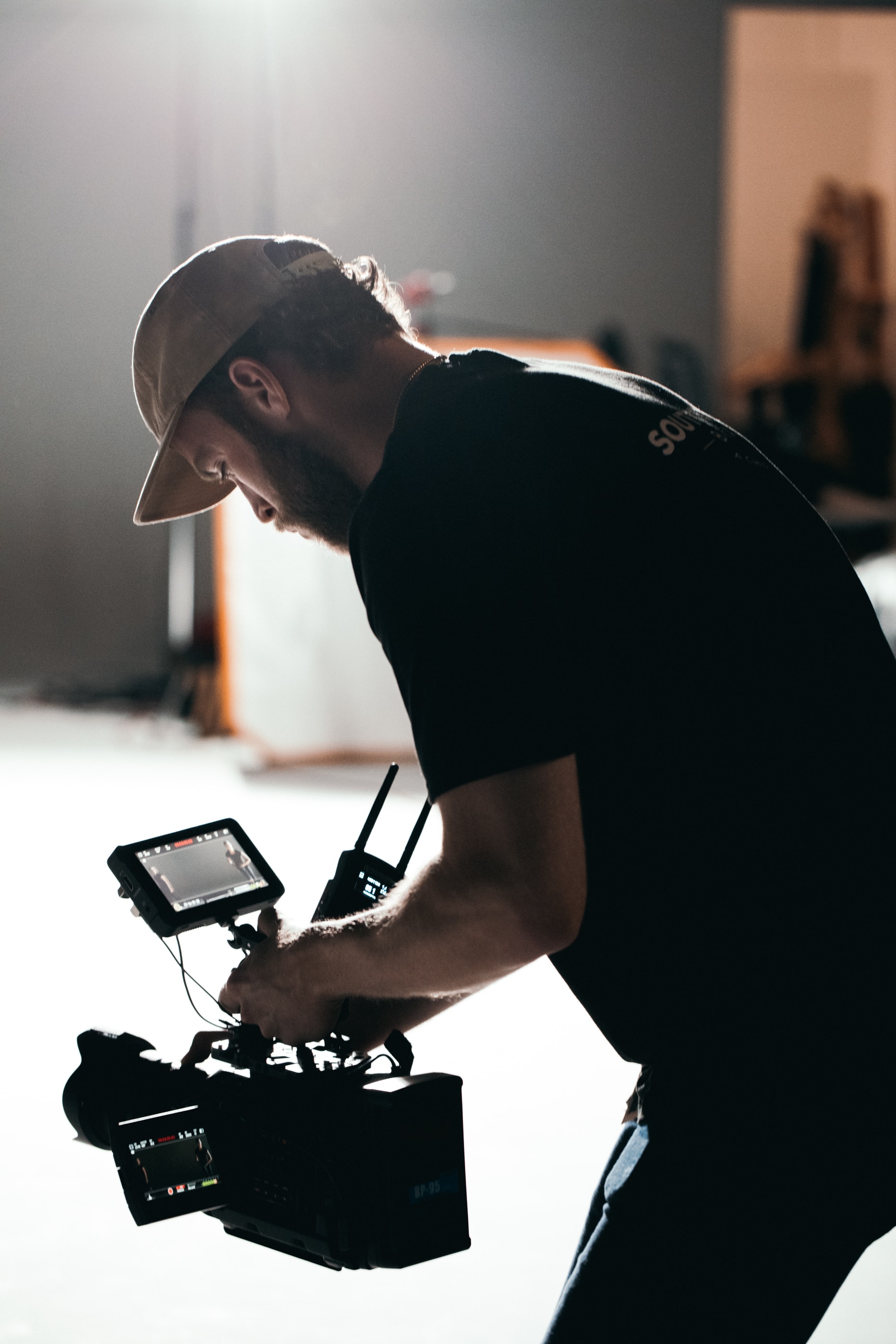 Man Holding a Camera