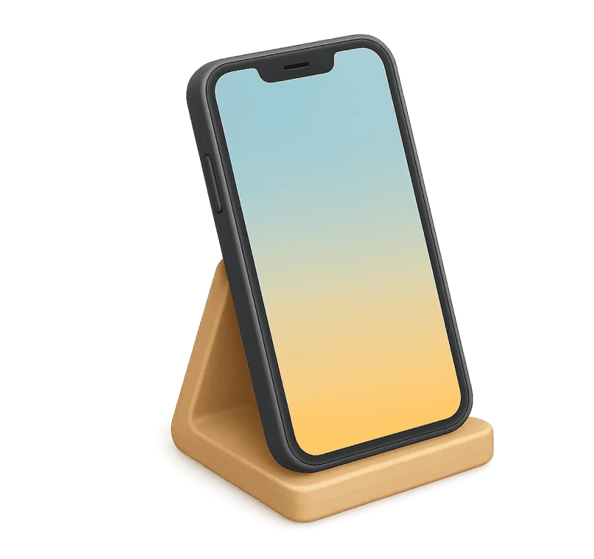 celular en una base mostrando lo fácil que es activar tu servicio