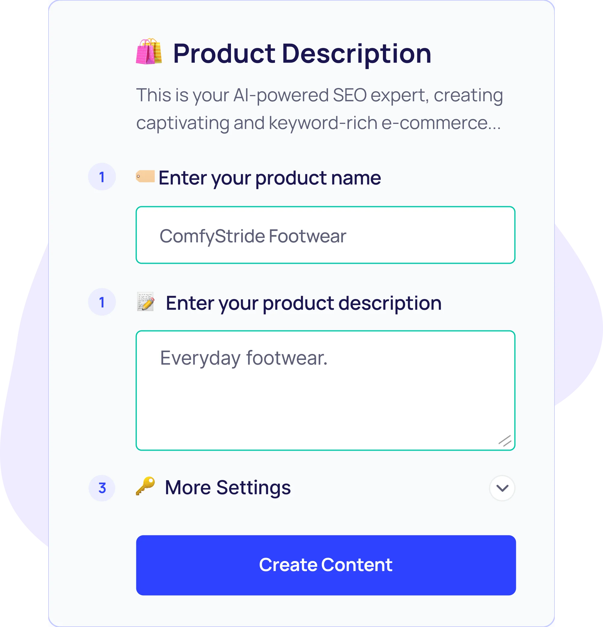 Product Description Generator Step - 2