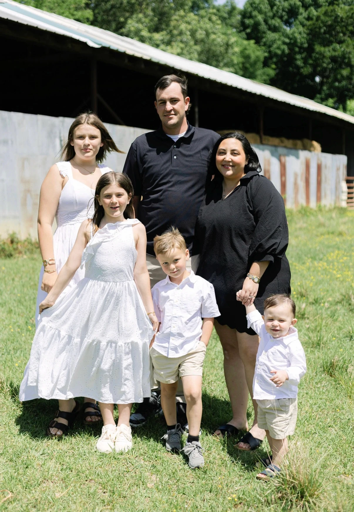 Denver Reese and his family, the local family behind Kairos Gutters in Starkville MS