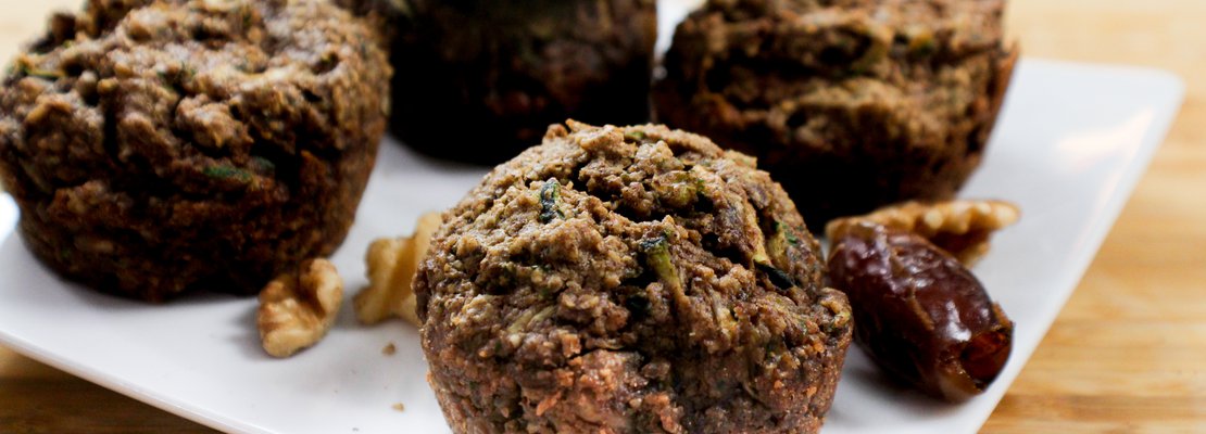 pumpkin spiced zucchini muffins